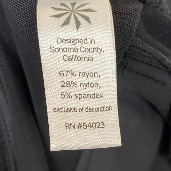 Athleta Black Ponte Skinny Zipper Pockets Athleisure Moto Pants Size 6 - Picture 9 of 10